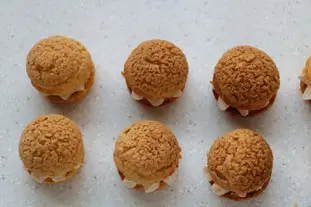 Petits choux Mont-Blanc : Étape 9