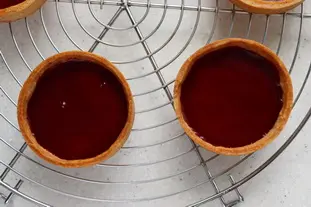 Tartelettes double framboise : Étape 4