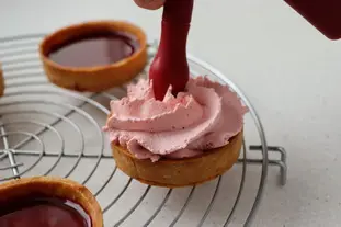 Tartelettes double framboise : Étape 7