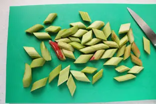 Tarte bretonne pommes-rhubarbe : Étape 2