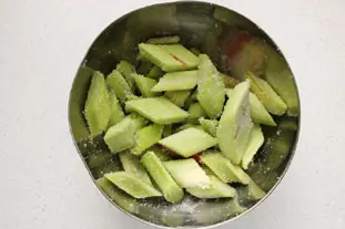 Tarte bretonne pommes-rhubarbe : Étape 3