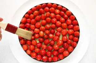 Tarte bretonne fraises et verveine : Étape 6