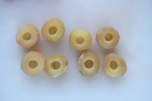 Tarte poires et chocolat, note de menthe : Étape 4