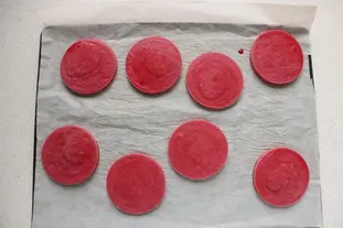 Tartelettes sablées au cassis et pêches de vigne : Étape 3