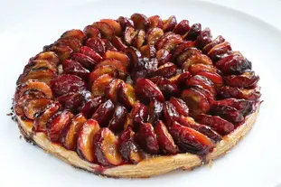 Tarte astucieuse aux prunes