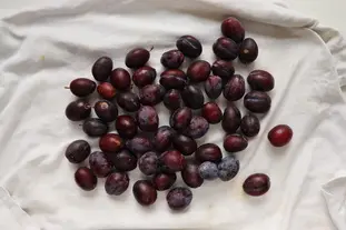 Tarte astucieuse aux prunes : Étape 1