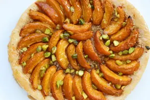 Tarte croustillante abricot et pistache