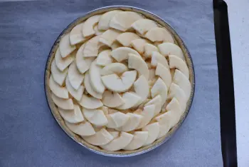 Tarte sablée pommes-amandes : Étape 6