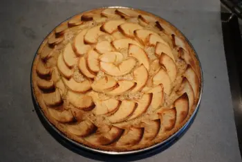 Tarte sablée pommes-amandes : Étape 7