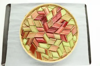 Tarte rhubarbe-noisettes : Étape 6