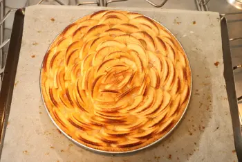 Tarte aux pommes et crème d'amandes : Étape 5