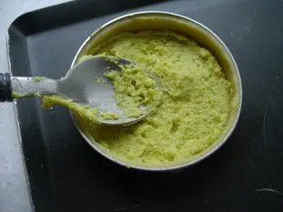 Tartelettes pistache-griottines : Étape 2