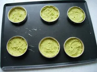 Tartelettes pistache-griottines : Étape 3