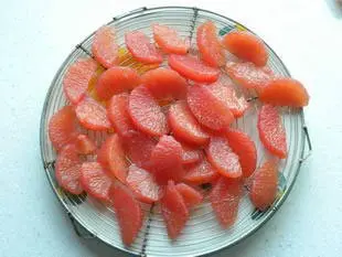 Tarte poires-pamplemousses-pistache : Étape 4