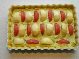 Tarte poires-pamplemousses-pistache : Étape 7