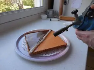 Tarte bicolore chocolat-orange : Étape 15