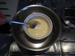 Tarte bicolore chocolat-orange : Étape 2