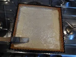 Tarte bicolore chocolat-orange : Étape 3