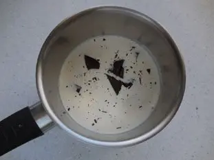 Tarte bicolore chocolat-orange : Étape 4