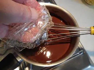 Tarte bicolore chocolat-orange : Étape 5