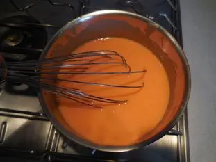 Tarte bicolore chocolat-orange : Étape 7