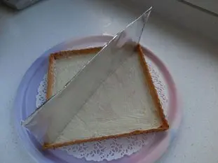 Tarte bicolore chocolat-orange : Étape 9