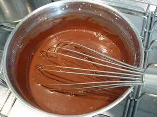 Tarte fondante au chocolat : Étape 3