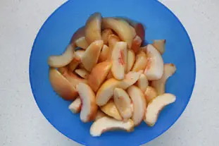 Feuilleté verveine et pêches : Étape 16