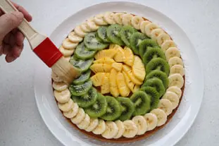 Tarte aux fruits exotiques : Étape 9