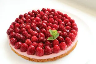 Tarte aux framboises