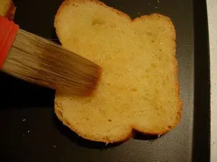 Tranches de brioche à la crème d'amandes : Étape 3