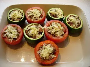 Tomates et courgettes farcies : Étape 18