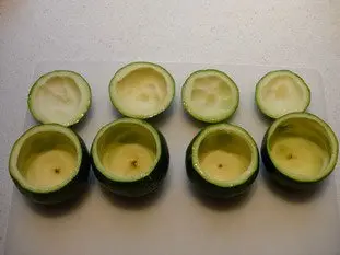 Tomates et courgettes farcies : Étape 2