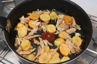 Émincé de volaille aux épinards crémeux : Étape 5