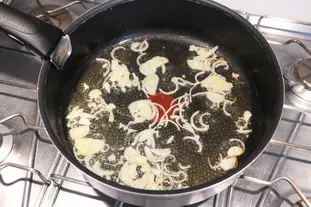 Champignons à la bourguignonne : Étape 3