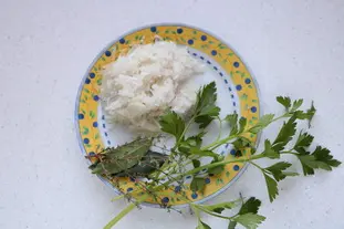 Champignons à la grecque : Étape 2