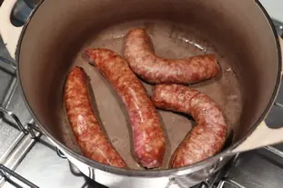 Rougail saucisses : Étape 2