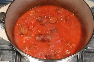 Rougail saucisses : Étape 9