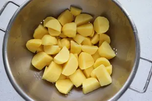 Saucisse et purée fumées : Étape 1