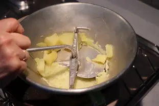 Saucisse et purée fumées : Étape 6