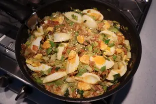Frichti de poireaux aux oeufs durs : Étape 9