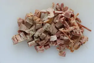 Timbale d'asperges en crème carnée : Étape 3