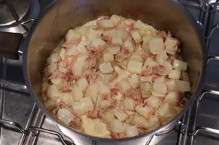 Timbale d'asperges en crème carnée : Étape 6