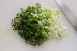 Polenta aux fanes de betteraves : Étape 1