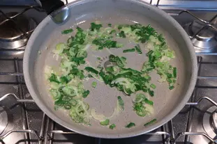 Polenta aux fanes de betteraves : Étape 3