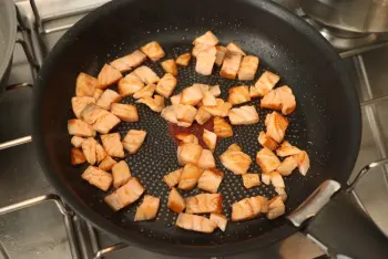 Purée de chou-fleur au saumon et épinards : Étape 12