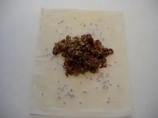 Pannequets au riz rouge : Étape 12