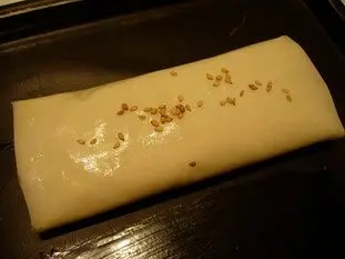 Rouleaux croustillants au poulet et poireaux : Étape 12