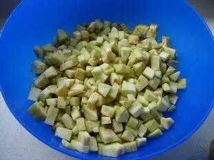 Ratatouille confite : Étape 1