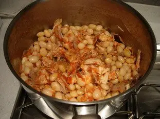 Haricots aux tomates : Étape 8